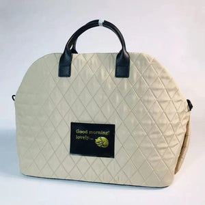 Planet Gates Beige Dog Cats Car Seat Protector Bag Portable Soft fabric Dog cat Carrier Bags, for Dogs Cats Travel Warm Shoulder Bag Dog Supplies