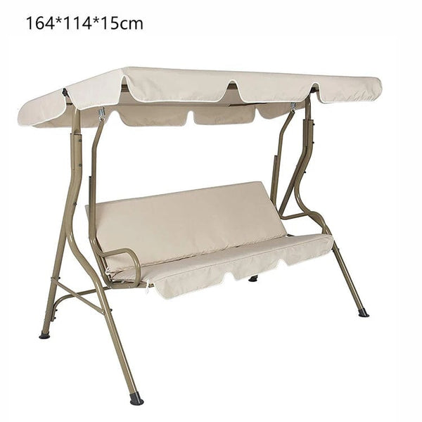 Planet Gates Beige  S / CHINA Swing Cover Shade Awnings Park Rain-Proof Cover Outdoor Patio Swing Chair Dust Covers Waterproof Swing Seat Sunscreen Top Cover