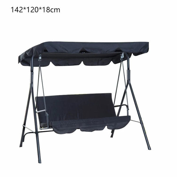 Planet Gates Beige  S / CHINA Swing Cover Shade Awnings Park Rain-Proof Cover Outdoor Patio Swing Chair Dust Covers Waterproof Swing Seat Sunscreen Top Cover