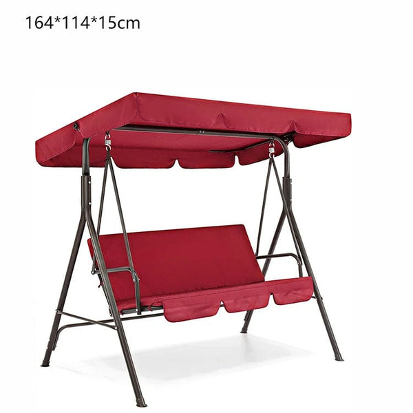 Planet Gates Beige  S / CHINA Swing Cover Shade Awnings Park Rain-Proof Cover Outdoor Patio Swing Chair Dust Covers Waterproof Swing Seat Sunscreen Top Cover