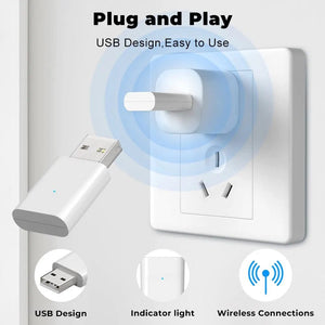 Planet Gates Beige Tuya ZigBee Signal Repeater USB Signal Amplifier Extender ZigBee Gateway Smart Home Devices Smart Automation For Smart Life New