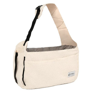Planet Gates Beige White Sweater / CHINA Big Promotion! Pet Sling Carrier Large 8KG Fashion Breathable Foldable Dog Cat Shoulder Bag