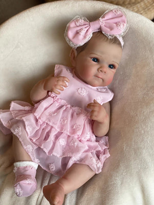 Planet Gates Bettie Girl 18 Inch Bettie Full Body Soft Silicone Girl Reborn Baby Doll With Painted Lifelike Hair Bebe Reborn Toys