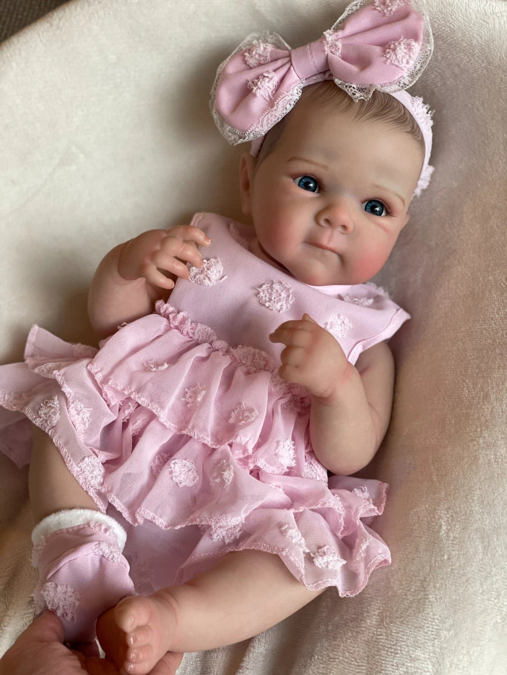 Planet Gates Bettie Girl 18 Inch Bettie Full Body Soft Silicone Girl Reborn Baby Doll With Painted Lifelike Hair Bebe Reborn Toys
