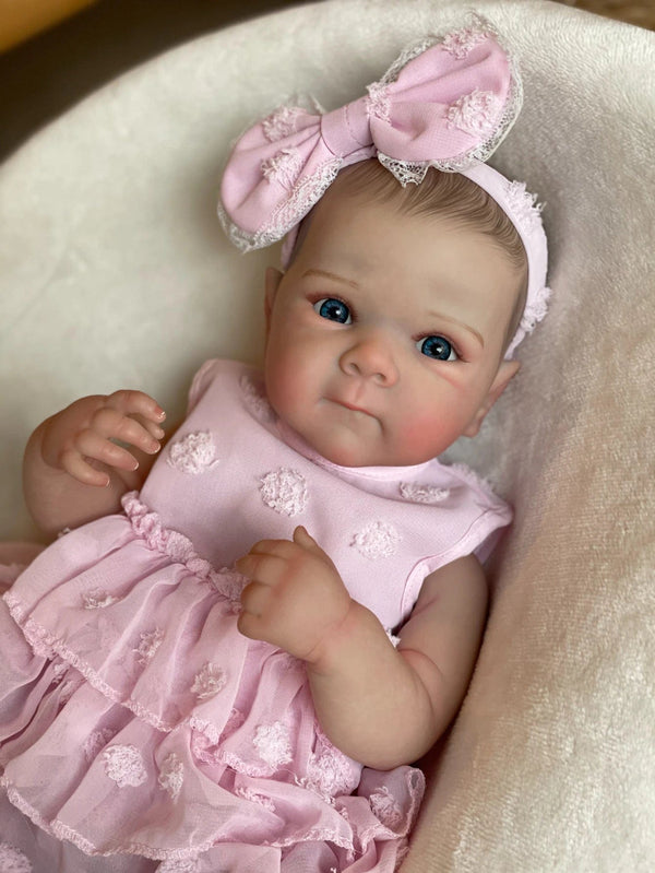 Planet Gates Bettie Girl 18 Inch Bettie Full Body Soft Silicone Girl Reborn Baby Doll With Painted Lifelike Hair Bebe Reborn Toys