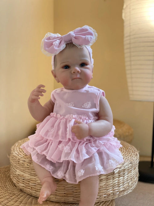 Planet Gates Bettie Girl 18 Inch Bettie Full Body Soft Silicone Girl Reborn Baby Doll With Painted Lifelike Hair Bebe Reborn Toys