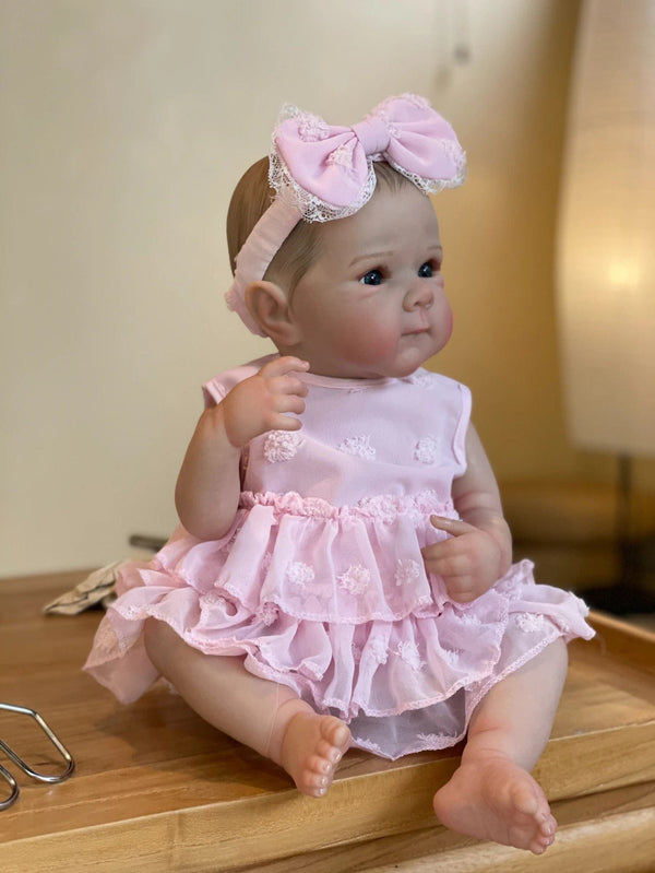 Planet Gates Bettie Girl 18 Inch Bettie Full Body Soft Silicone Girl Reborn Baby Doll With Painted Lifelike Hair Bebe Reborn Toys