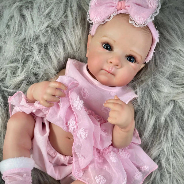 Planet Gates Bettie Girl 18 Inch Bettie Full Body Soft Silicone Vinyl Girl Reborn Baby Doll With Painted Lifelike Hair Bebe Reborn Toys