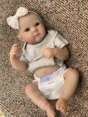 Planet Gates Bettie Girl 18 Inch Bettie Reborn Girl With Painted Lifelike Hair Bebe Newborn Baby Doll For Children Birthday Gifts