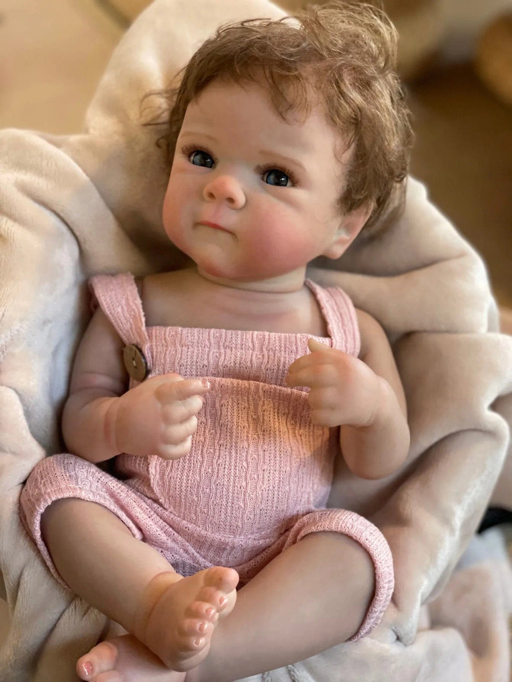 Planet Gates Bettie Girl 18 Inch Lifelike Bebe Bettie Girl Full Silicone Vinyl 3D Painted Newborn Baby Doll For Children Birthday Gifts