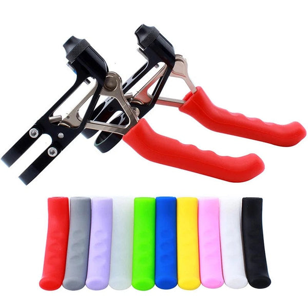 Planet Gates Bicycle Brake Handle Cover TPR MTB Grips Bicycle Handlebar Protect Cover Anti-slip Bicycle Protective Gear Bike Accessories