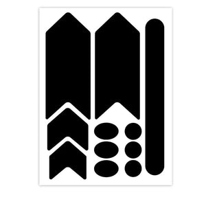 Planet Gates Bicycle Chain Protection Sticker Mountain Bike Care Chain Sticker Folding Frame Protective Film Anti-scratch Rhino Skin Sticker