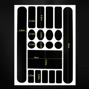 Planet Gates Bicycle Chain Protection Sticker Mountain Bike Care Chain Sticker Folding Frame Protective Film Anti-scratch Rhino Skin Sticker