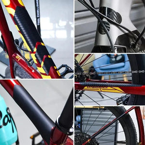 Planet Gates Bicycle Chain Protection Sticker Mountain Bike Care Chain Sticker Folding Frame Protective Film Anti-scratch Rhino Skin Sticker