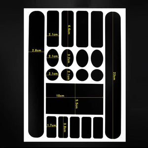 Planet Gates Bicycle Chain Protection Sticker Mountain Bike Care Chain Sticker Folding Frame Protective Film Anti-scratch Rhino Skin Sticker