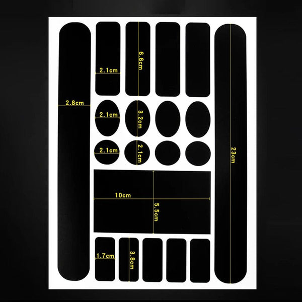 Planet Gates Bicycle Chain Protection Sticker Mountain Bike Care Chain Sticker Folding Frame Protective Film Anti-scratch Rhino Skin Sticker