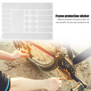 Planet Gates Bicycle Chain Protection Sticker MTB Bike Anti-scratch Anti-Rub Frame Protector Film Anti-scratch Sticker Frame Safety Tape