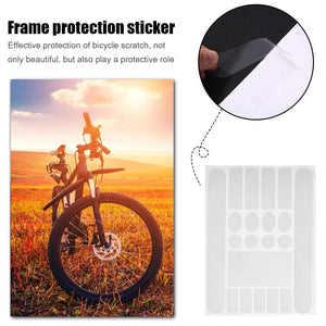 Planet Gates Bicycle Chain Protection Sticker MTB Bike Anti-scratch Anti-Rub Frame Protector Film Anti-scratch Sticker Frame Safety Tape