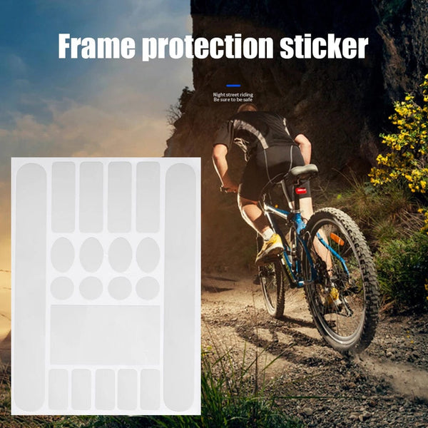 Planet Gates Bicycle Chain Protection Sticker MTB Bike Anti-scratch Anti-Rub Frame Protector Film Anti-scratch Sticker Frame Safety Tape
