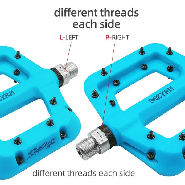 Planet Gates Bicycle Pedal Anti-slip Ultralight Nylon MTB Mountain Bike Pedal Sealed Bearings Pedals Bicycle Accessories Parts