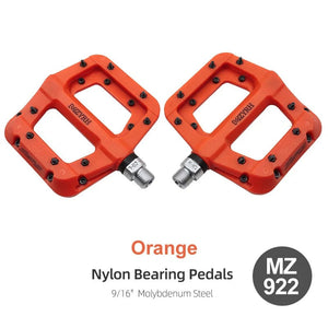 Planet Gates Bicycle Pedal Anti-slip Ultralight Nylon MTB Mountain Bike Pedal Sealed Bearings Pedals Bicycle Accessories Parts
