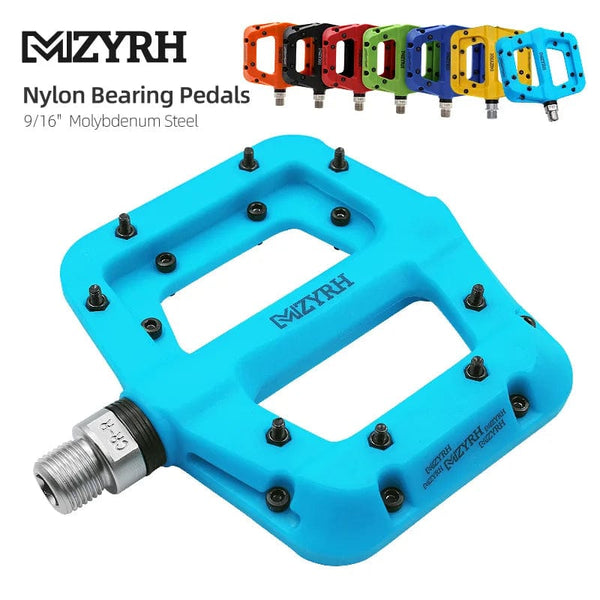 Planet Gates Bicycle Pedal Anti-slip Ultralight Nylon MTB Mountain Bike Pedal Sealed Bearings Pedals Bicycle Accessories Parts