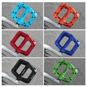Planet Gates Bicycle Pedal Anti-slip Ultralight Nylon MTB Mountain Bike Pedal Sealed Bearings Pedals Bicycle Accessories Parts