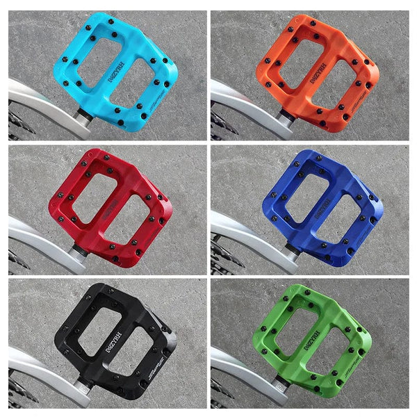 Planet Gates Bicycle Pedal Anti-slip Ultralight Nylon MTB Mountain Bike Pedal Sealed Bearings Pedals Bicycle Accessories Parts