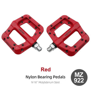 Planet Gates Bicycle Pedal Anti-slip Ultralight Nylon MTB Mountain Bike Pedal Sealed Bearings Pedals Bicycle Accessories Parts