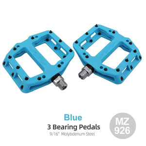 Planet Gates Bicycle Pedal Anti-slip Ultralight Nylon MTB Mountain Bike Pedal Sealed Bearings Pedals Bicycle Accessories Parts