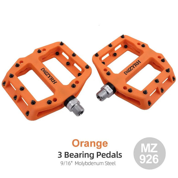 Planet Gates Bicycle Pedal Anti-slip Ultralight Nylon MTB Mountain Bike Pedal Sealed Bearings Pedals Bicycle Accessories Parts