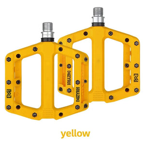 Planet Gates Bicycle Pedal Anti-slip Ultralight Nylon MTB Mountain Bike Pedal Sealed Bearings Pedals Bicycle Accessories Parts