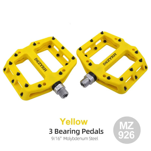 Planet Gates Bicycle Pedal Anti-slip Ultralight Nylon MTB Mountain Bike Pedal Sealed Bearings Pedals Bicycle Accessories Parts