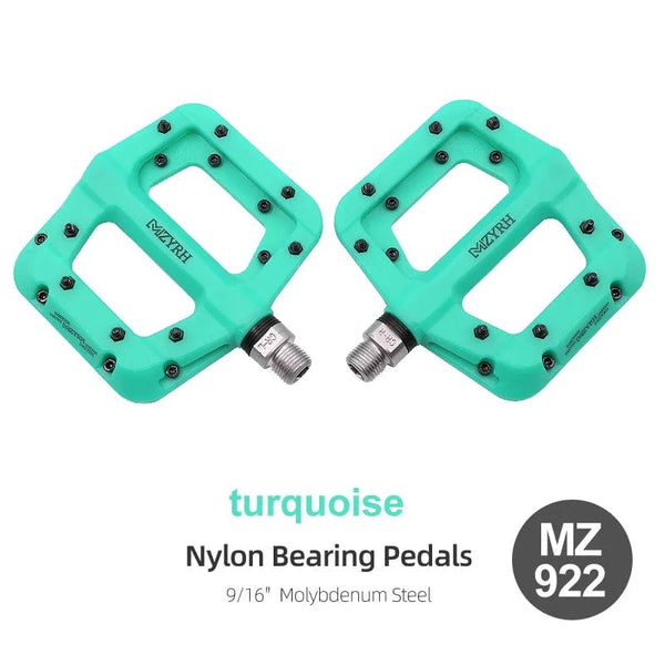 Planet Gates Bicycle Pedal Anti-slip Ultralight Nylon MTB Mountain Bike Pedal Sealed Bearings Pedals Bicycle Accessories Parts
