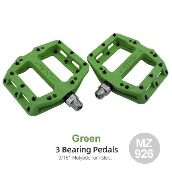 Planet Gates Bicycle Pedal Anti-slip Ultralight Nylon MTB Mountain Bike Pedal Sealed Bearings Pedals Bicycle Accessories Parts