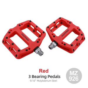 Planet Gates Bicycle Pedal Anti-slip Ultralight Nylon MTB Mountain Bike Pedal Sealed Bearings Pedals Bicycle Accessories Parts