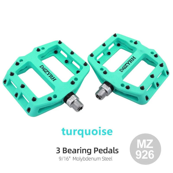 Planet Gates Bicycle Pedal Anti-slip Ultralight Nylon MTB Mountain Bike Pedal Sealed Bearings Pedals Bicycle Accessories Parts