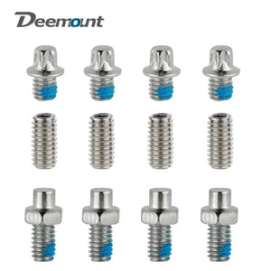 Planet Gates Bicycle Pedal Spikes 25PCS Anti-skip Steel Studs M4 Threading Bolts Pin Nail for Cycle Pedals Bike Accessories