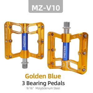 Planet Gates Bicycle Pedals 3 Bearings MTB Anti-slip Ultralight Aluminum Mountain Road Bike Platform Pedals Cycling Accessories