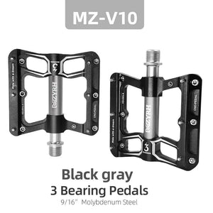 Planet Gates Bicycle Pedals 3 Bearings MTB Anti-slip Ultralight Aluminum Mountain Road Bike Platform Pedals Cycling Accessories
