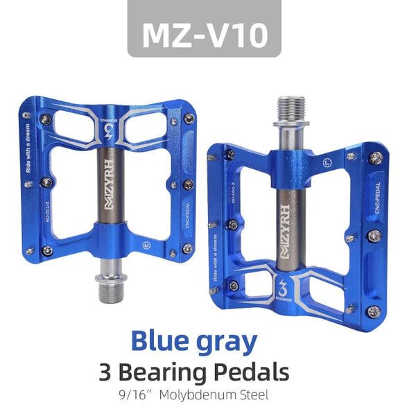 Planet Gates Bicycle Pedals 3 Bearings MTB Anti-slip Ultralight Aluminum Mountain Road Bike Platform Pedals Cycling Accessories
