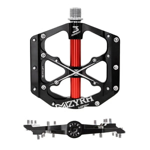 Planet Gates Bicycle Pedals 3 Bearings MTB Anti-slip Ultralight Aluminum Mountain Road Bike Platform Pedals Cycling Accessories
