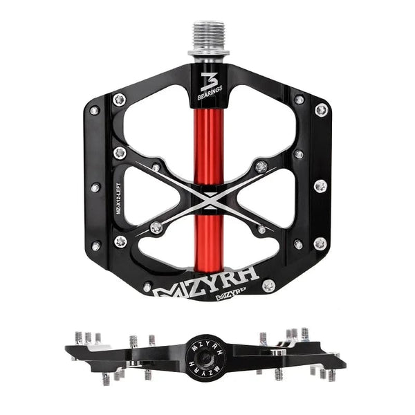 Planet Gates Bicycle Pedals 3 Bearings MTB Anti-slip Ultralight Aluminum Mountain Road Bike Platform Pedals Cycling Accessories