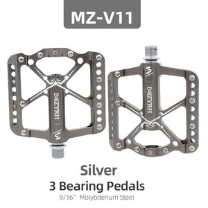 Planet Gates Bicycle Pedals 3 Bearings MTB Anti-slip Ultralight Aluminum Mountain Road Bike Platform Pedals Cycling Accessories