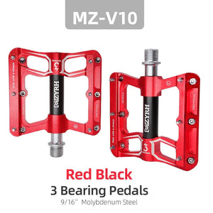 Planet Gates Bicycle Pedals 3 Bearings MTB Anti-slip Ultralight Aluminum Mountain Road Bike Platform Pedals Cycling Accessories
