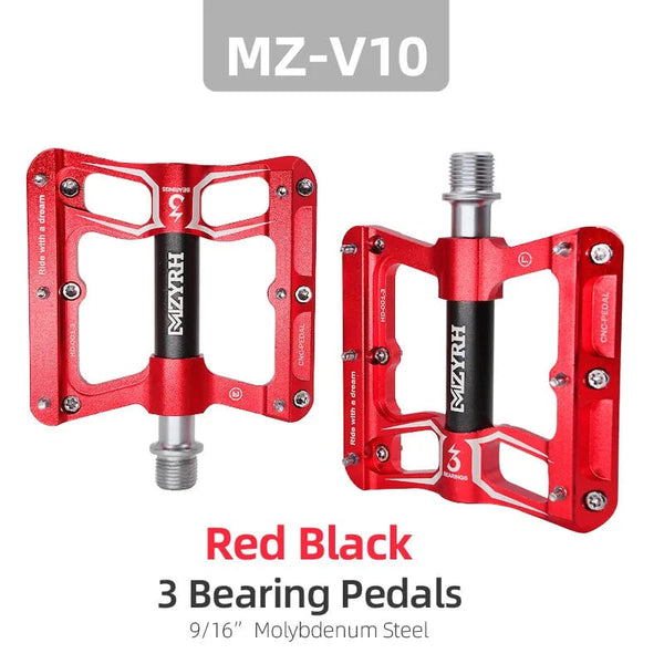 Planet Gates Bicycle Pedals 3 Bearings MTB Anti-slip Ultralight Aluminum Mountain Road Bike Platform Pedals Cycling Accessories