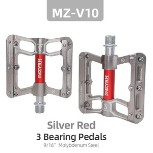 Planet Gates Bicycle Pedals 3 Bearings MTB Anti-slip Ultralight Aluminum Mountain Road Bike Platform Pedals Cycling Accessories