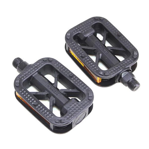 Planet Gates Bicycle Pedals Ultralight Flat Platform Bike Pedals for Mountain Bike 9/16 Inch 1/2 Inch Cycling Sealed DU Bearing Pedals