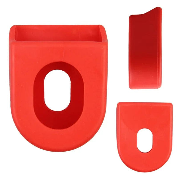 Planet Gates Bicycle Silicone Crank Cover Protector Silicone Sleeve Pedal Crankset Protective Case Mountain Road Bike Cycling MTB Accessories