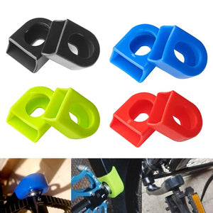 Planet Gates Bicycle Silicone Crank Cover Protector Silicone Sleeve Pedal Crankset Protective Case Mountain Road Bike Cycling MTB Accessories